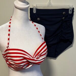 COCOSHIP Navy Swimwear